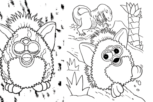 Furblet Coloring Page Sheet