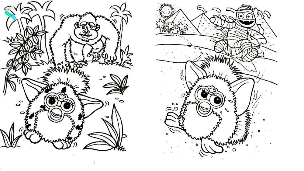 Furblet Coloring Page Sheet