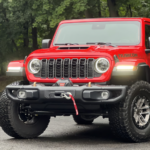 Red Jeep Wrangler