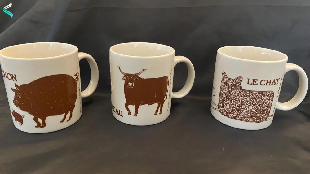 Magenta Dunn Farmyard Animals Mug