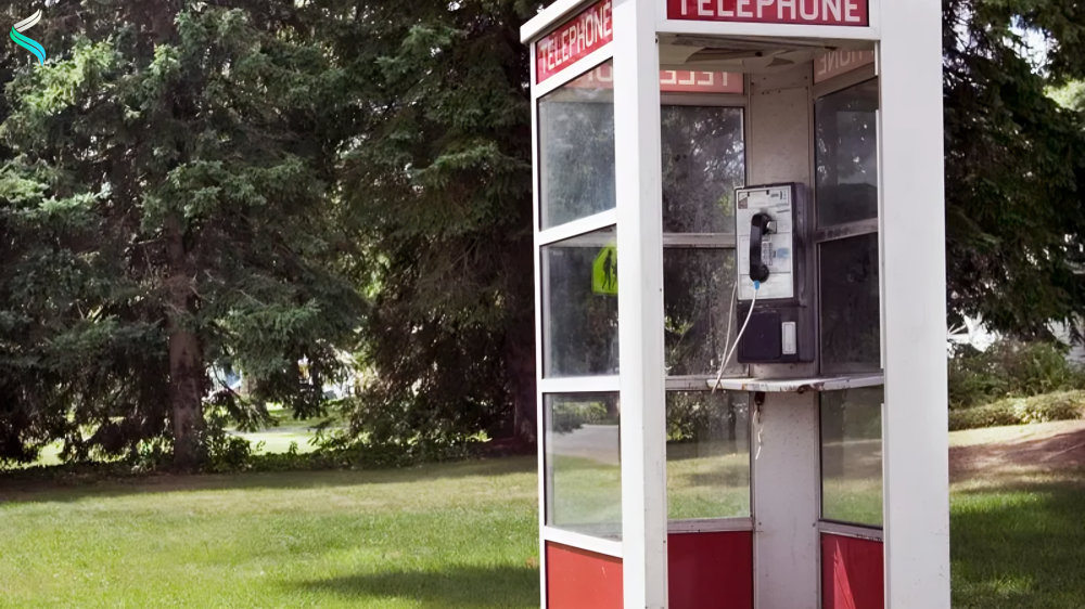 1939s Outdoor Phone Booth in US